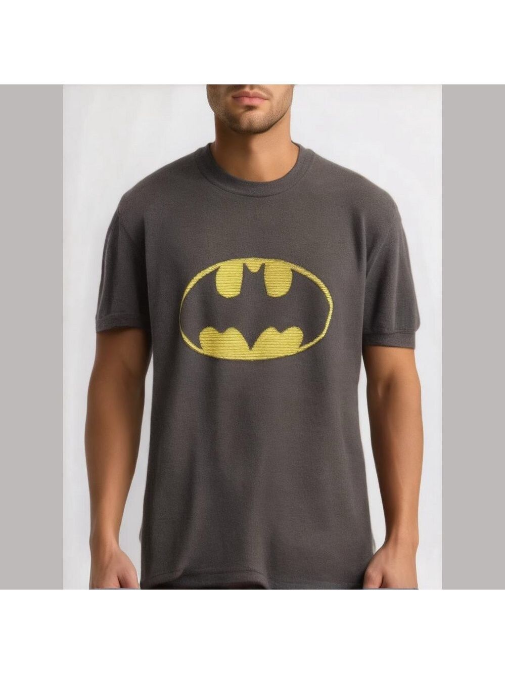 Batman Large Gray Yellow